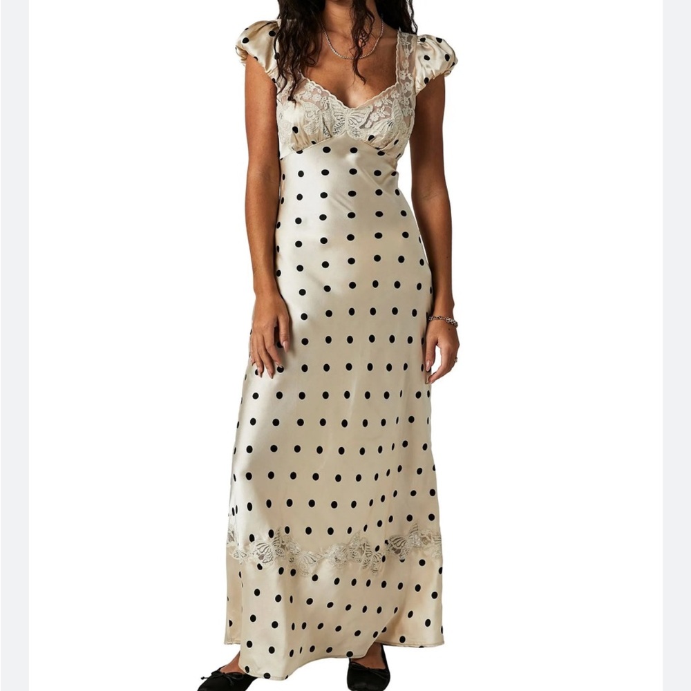 Free People Butterfly Babe Maxi Dress Size M
